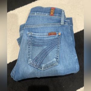 7 For All Mankind Light-Wash Jeans